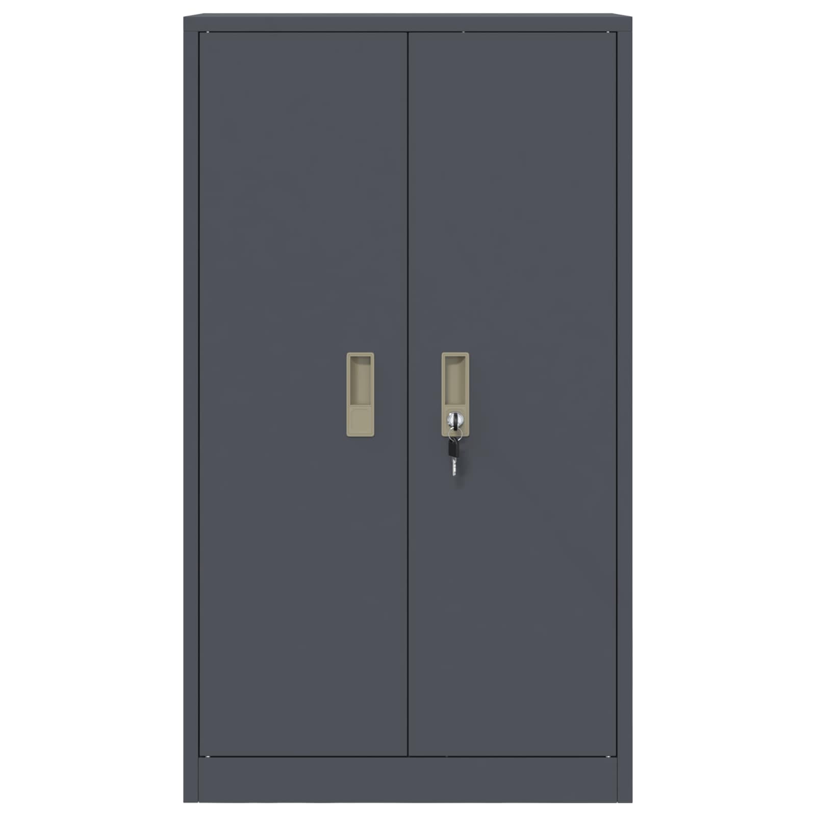 Armoire de rangement avec stockage Anthracite 60 x 40 x 105 cm - XIOS