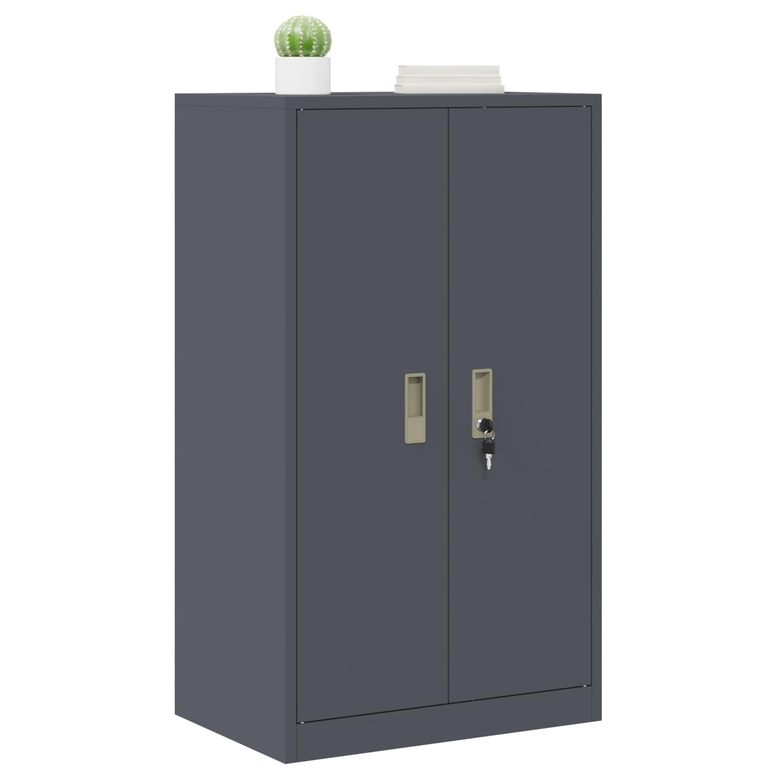 Armoire de rangement avec stockage Anthracite 60 x 40 x 105 cm - XIOS