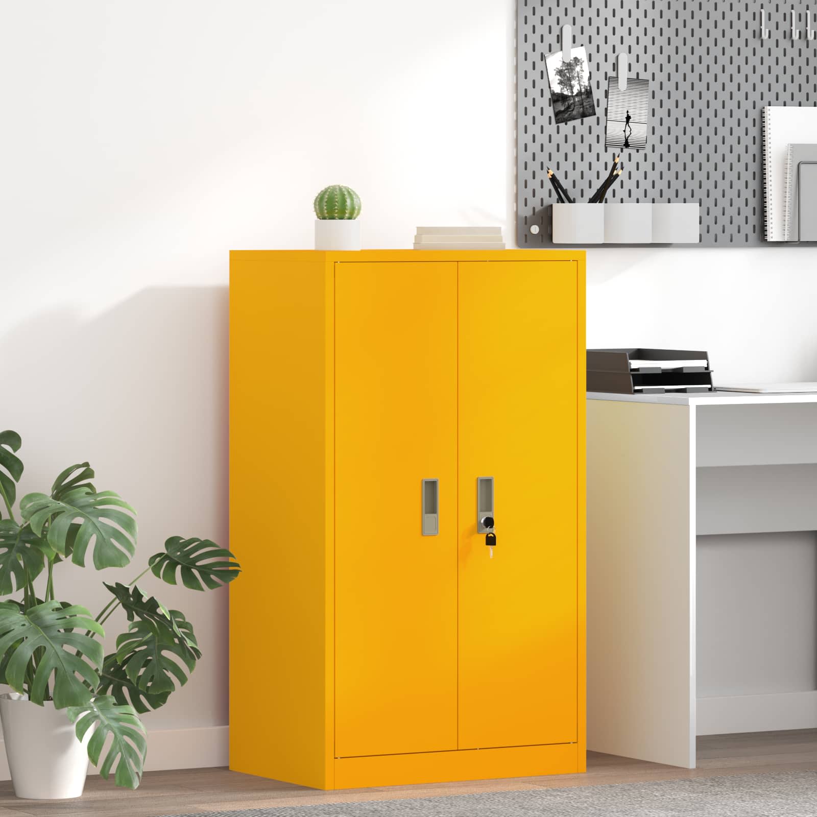 Armoire de rangement Jaune moutarde 60 x 40 x 105 cm