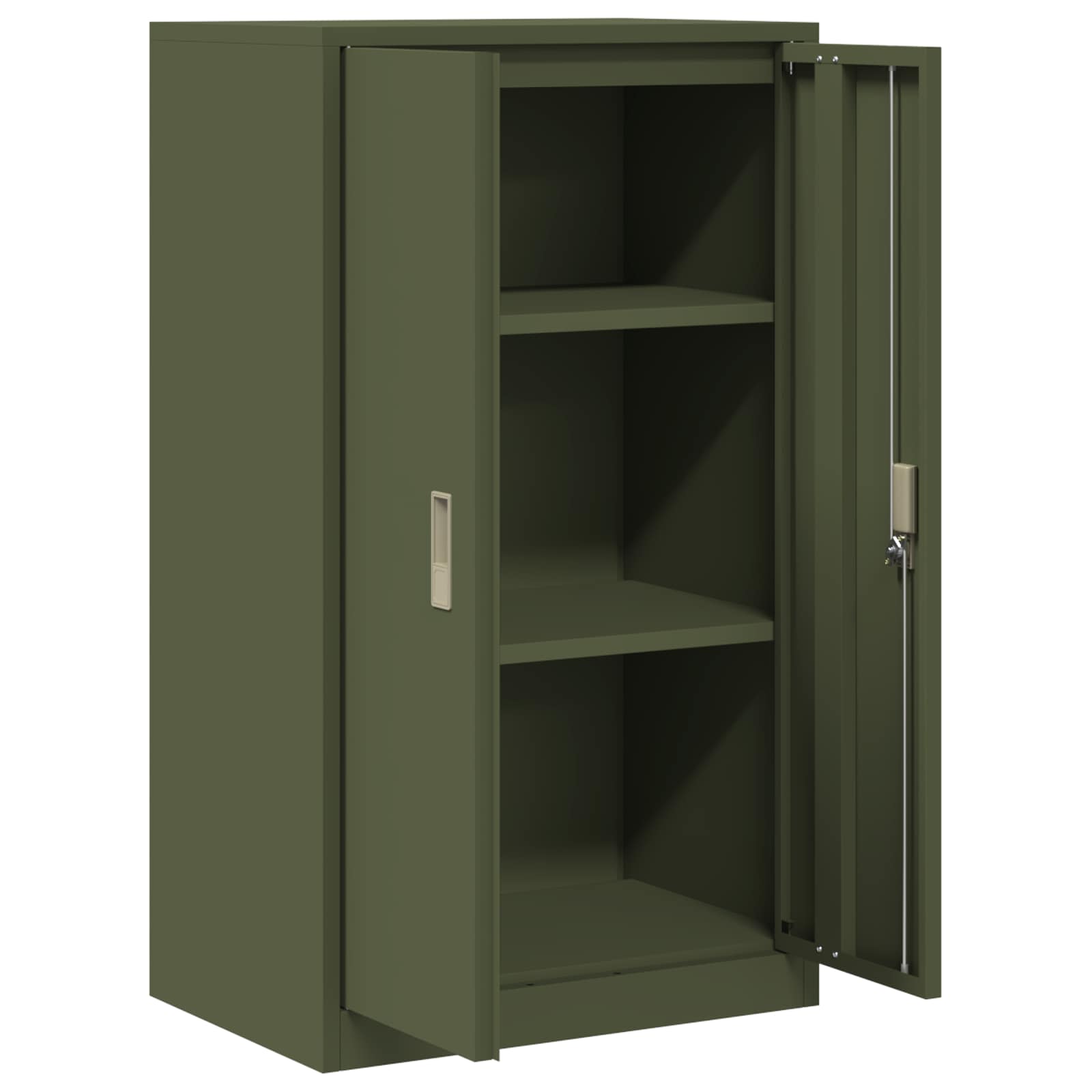 Armoire de rangement avec stockage Vert olive 60 x 40 x 105 cm - XIOS