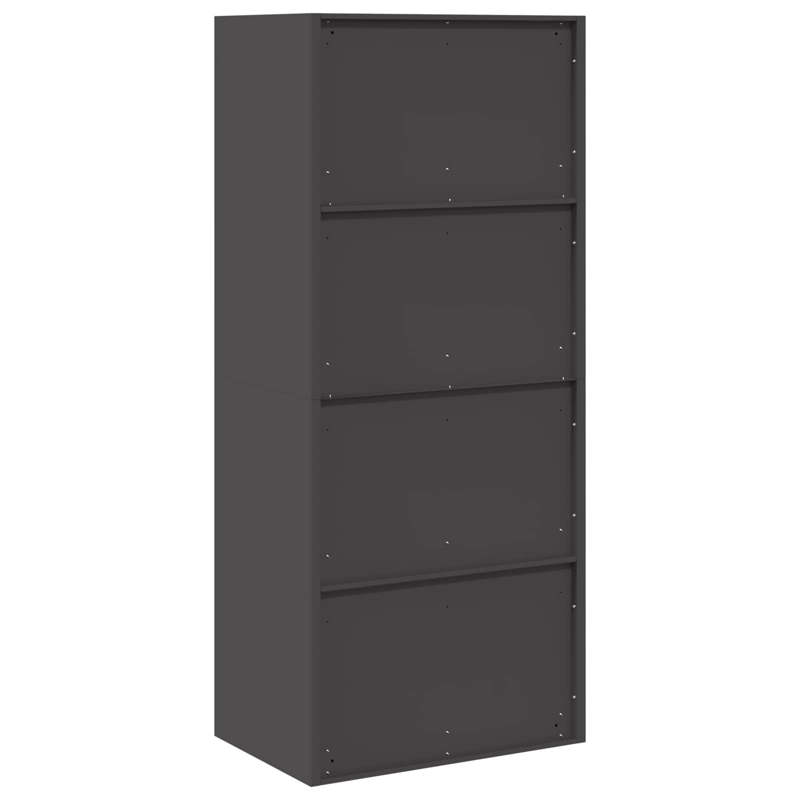 Armoire de rangement Noir 60 x 40 x 140 cm Acier Laminé à Froid - XIOS