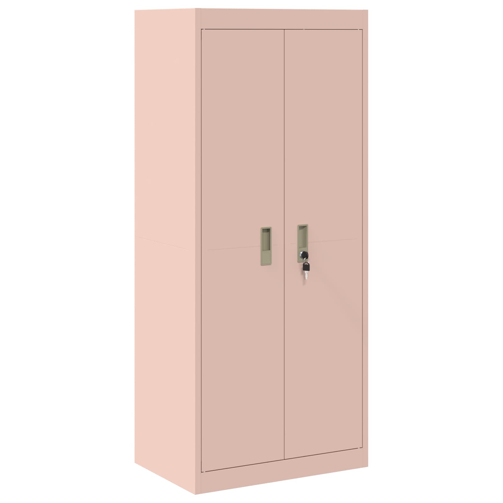 Armoire de rangement Rose 60 x 40 x 140 cm Acier Laminé à Froid
