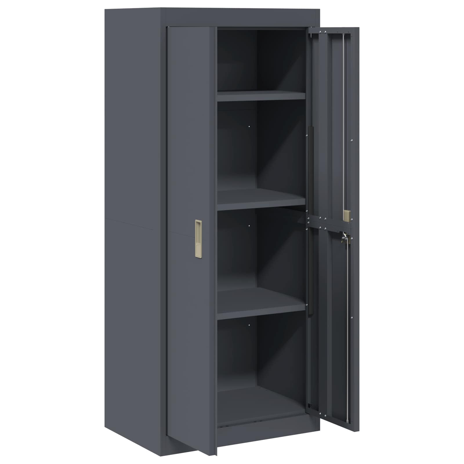 Armoire de rangement avec stockage Anthracite 60 x 40 x 140 cm - XIOS