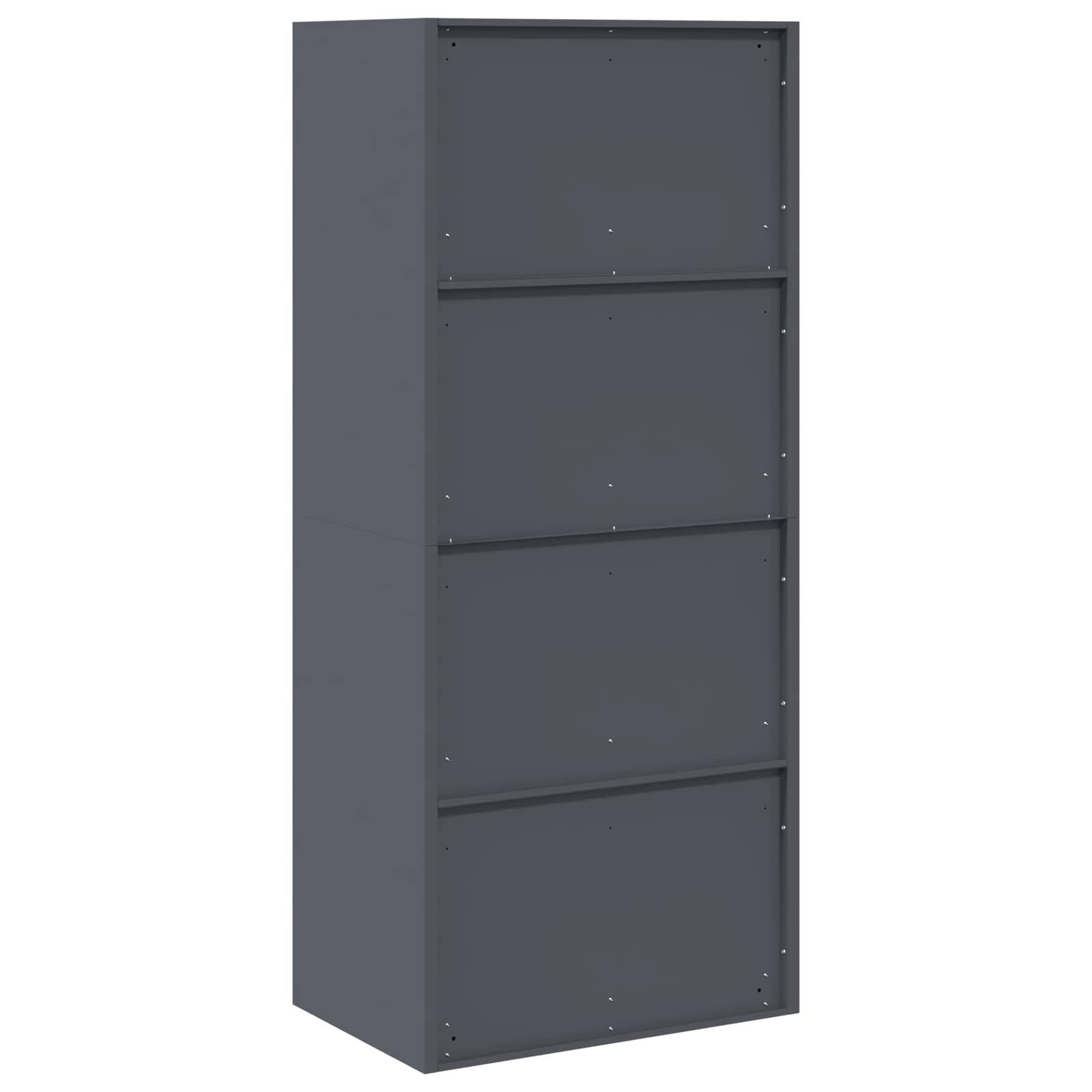 Armoire de rangement avec stockage Anthracite 60 x 40 x 140 cm - XIOS
