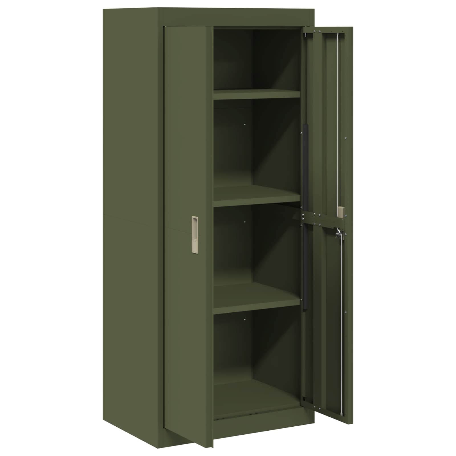 Armoire de rangement avec stockage Vert olive 60 x 40 x 140 cm - XIOS