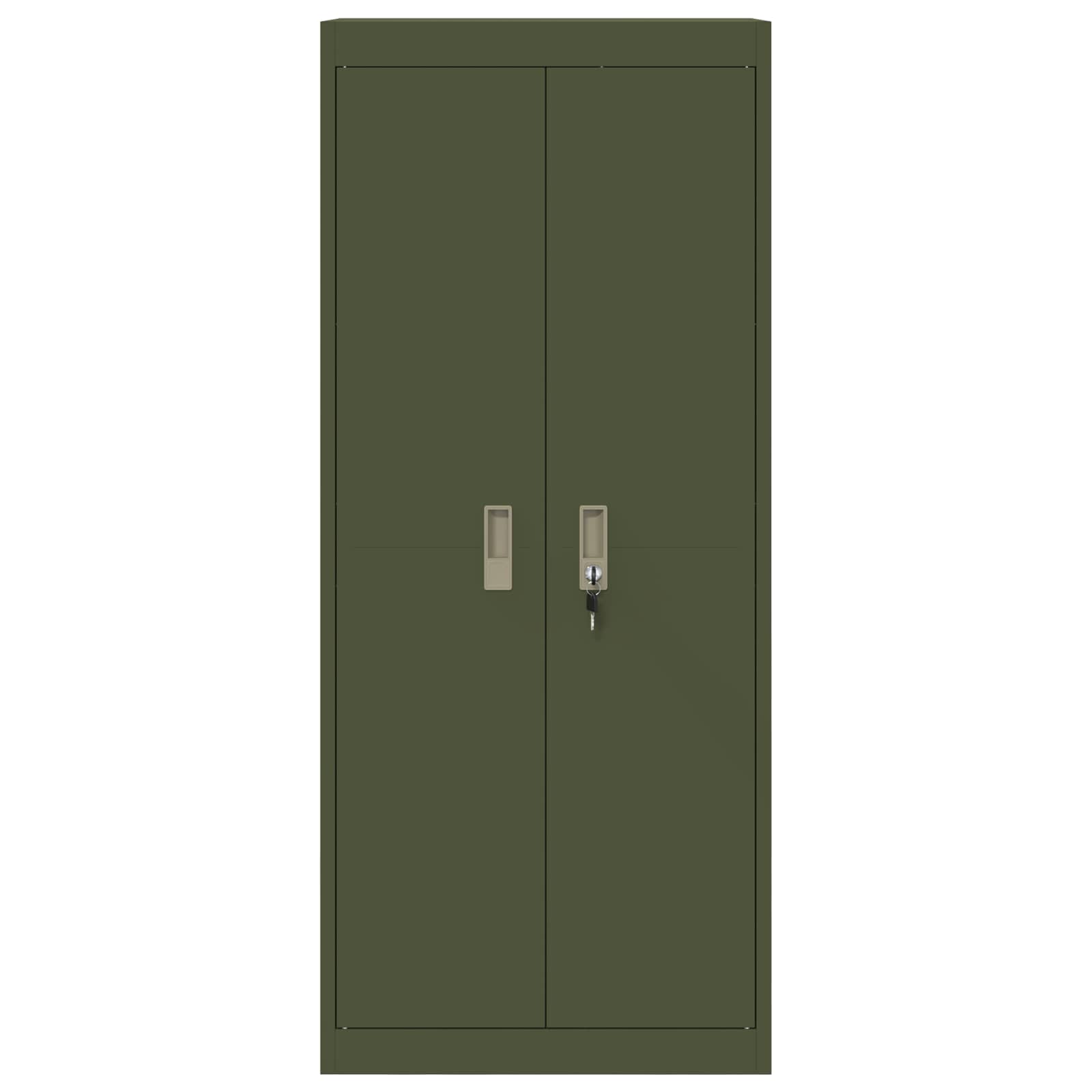 Armoire de rangement avec stockage Vert olive 60 x 40 x 140 cm - XIOS