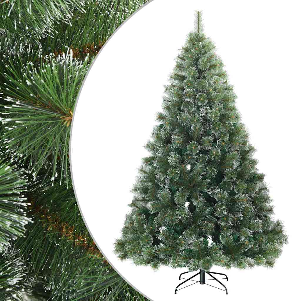Sapin de Noël artificiel à branches pliantes, duveteux de neige - XIOS