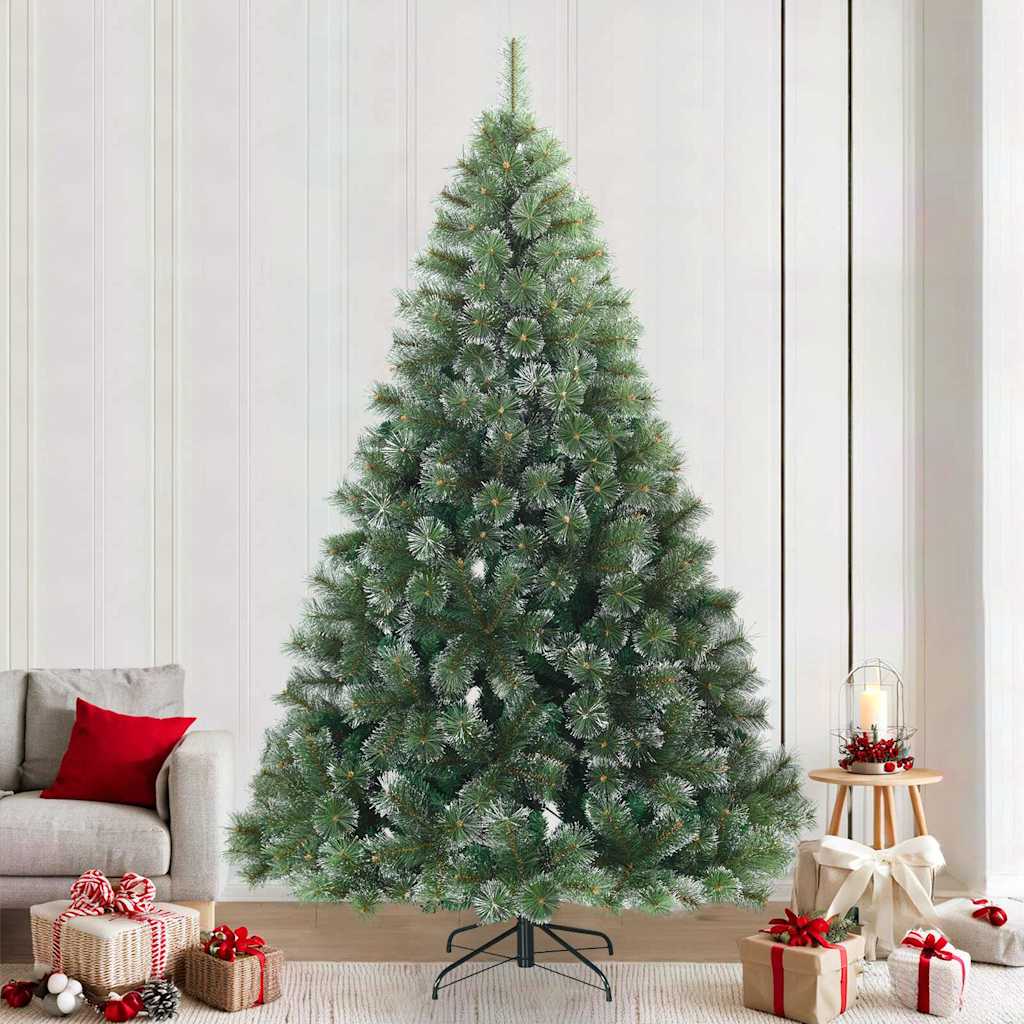 Arbre de Noël Artificiel Moderne à Charnières Flocké avec Neige - XIOS