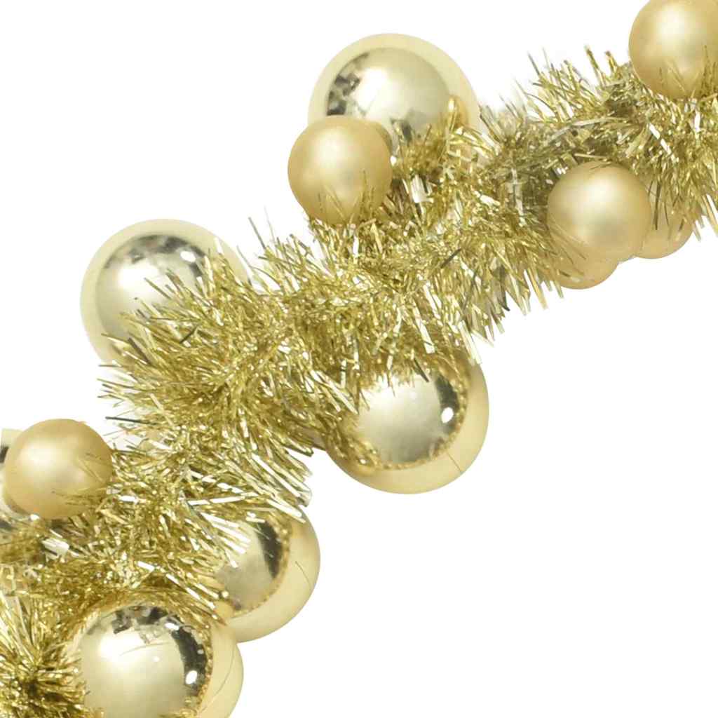Guirlande de Boules de Noël Doré 186 cm Polystyrène - XIOS