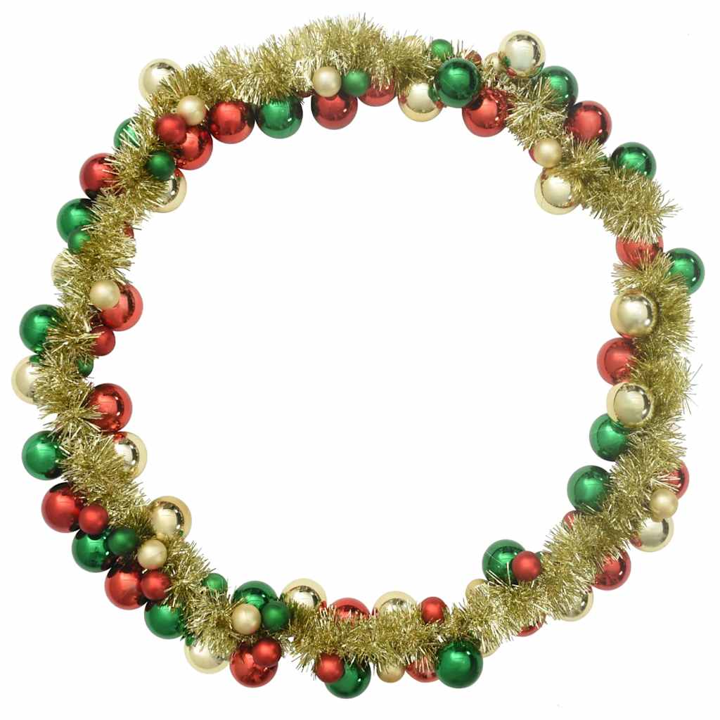 Guirlande de Boules de Noël Multicolore 186 cm Polystyrène - XIOS
