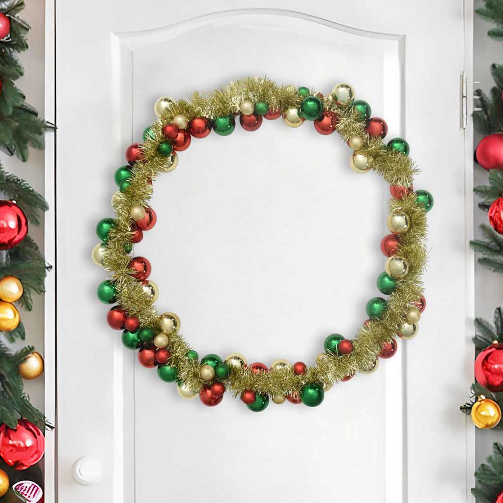 Guirlande de Boules de Noël Multicolore 186 cm Polystyrène - XIOS