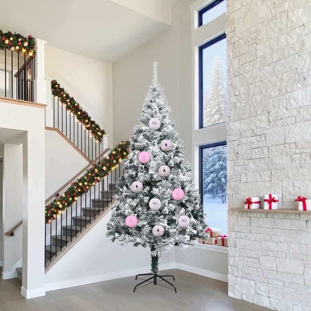 Ensemble de Boules de Noël 4 pcs Rose - XIOS