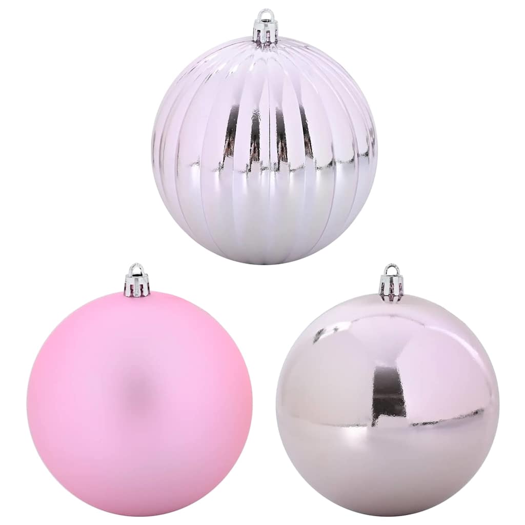 Ensemble de Boules de Noël 4 pcs Rose - XIOS