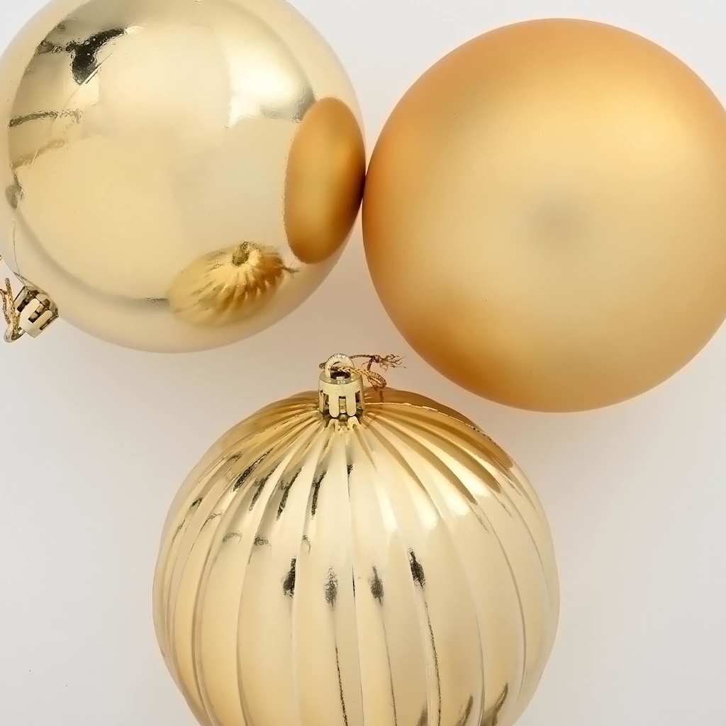 Ensemble de Boules de Noël 4 pcs Doré - XIOS