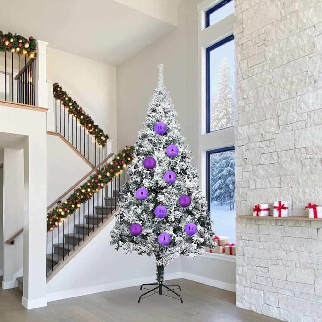 Ensemble de Boules de Noël 4 pcs Lilas XXL - XIOS