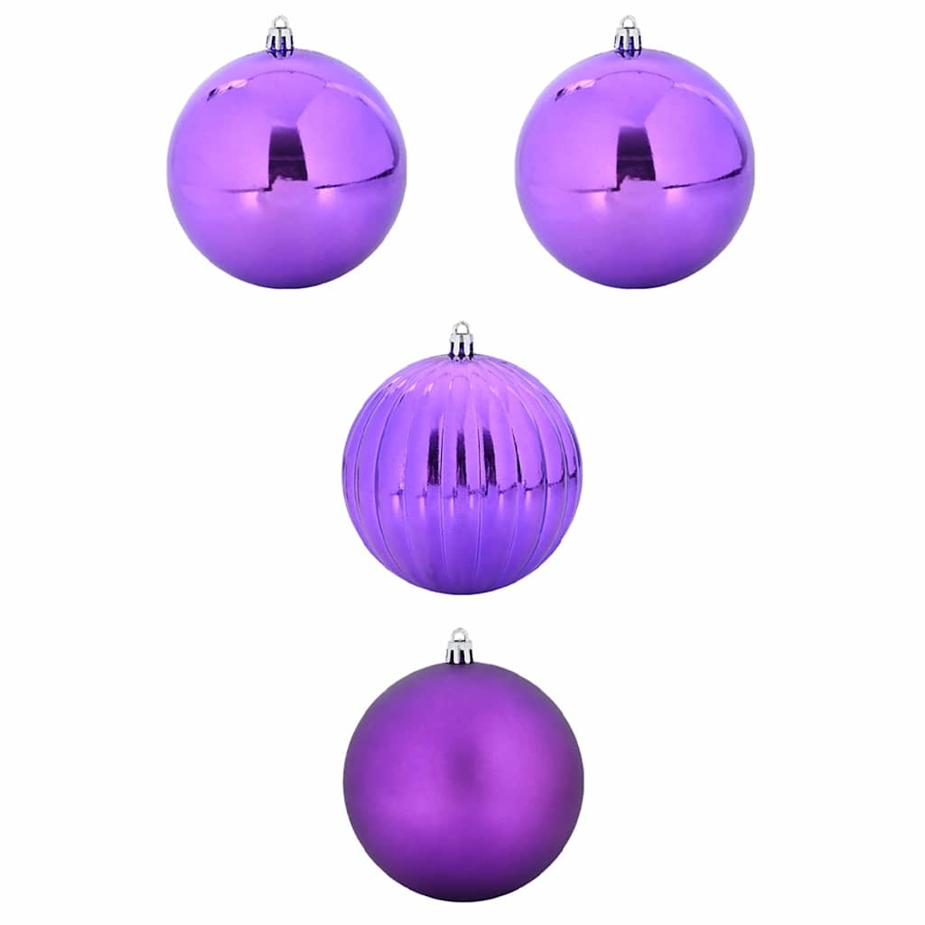 Ensemble de Boules de Noël 4 pcs Lilas XXL - XIOS