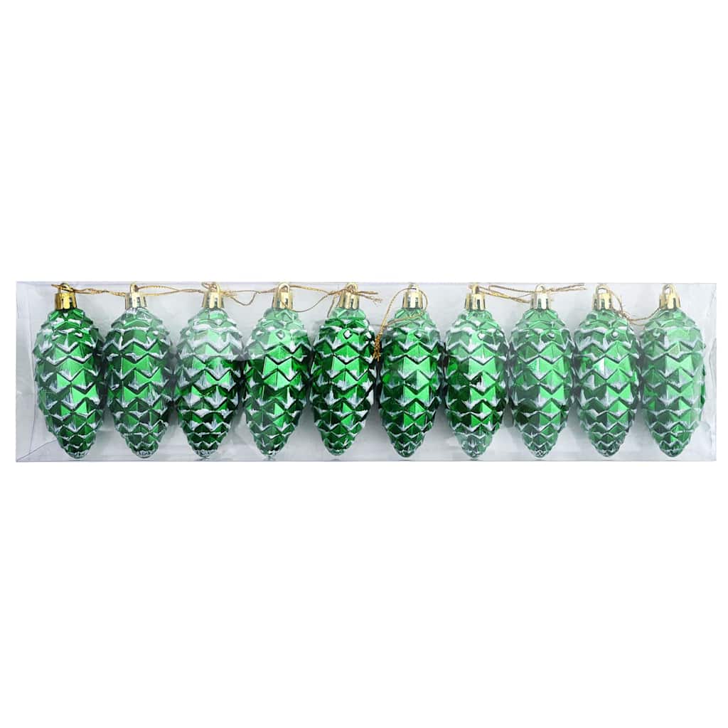 Boule de Pomme de Pin de Noël 40 pcs Vert - XIOS