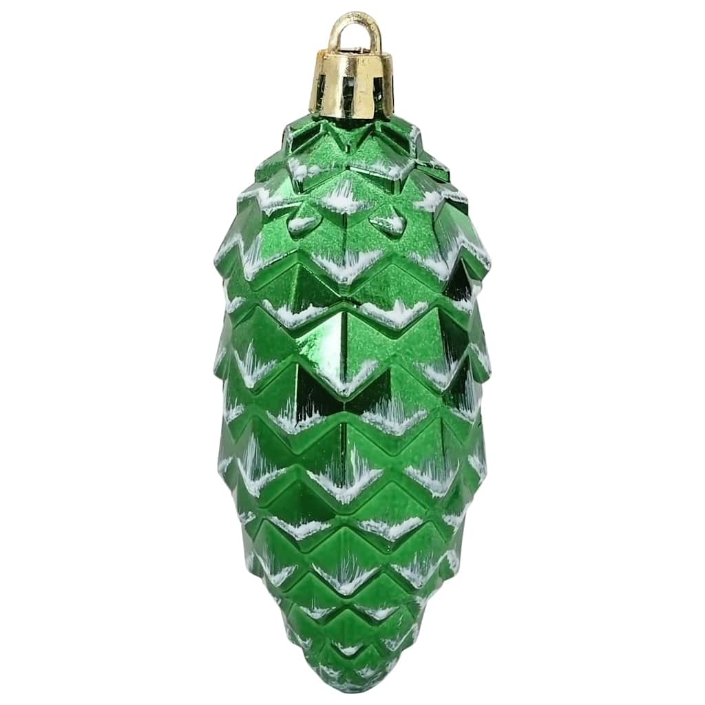Boule de Pomme de Pin de Noël 40 pcs Vert - XIOS