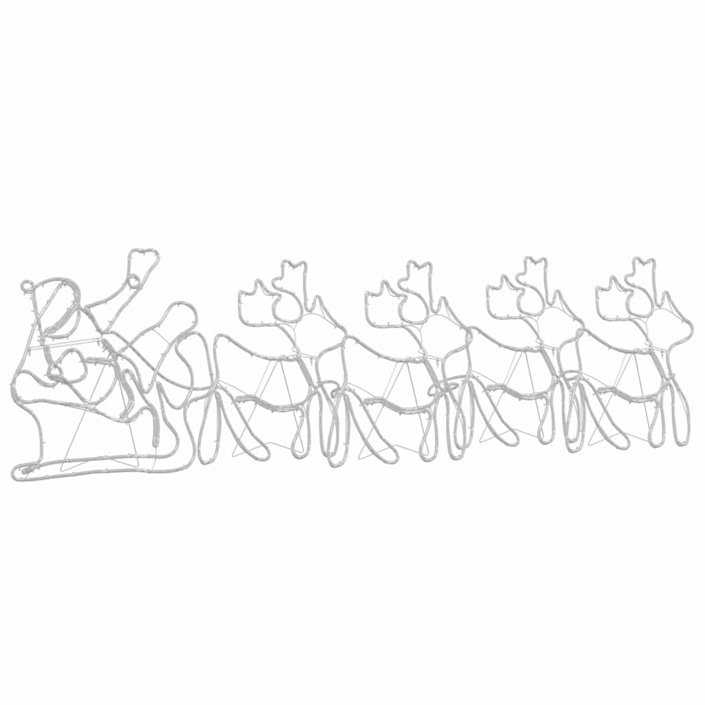 Décoration LED de Noël Multicolore 69 x 79 cm PVC - XIOS