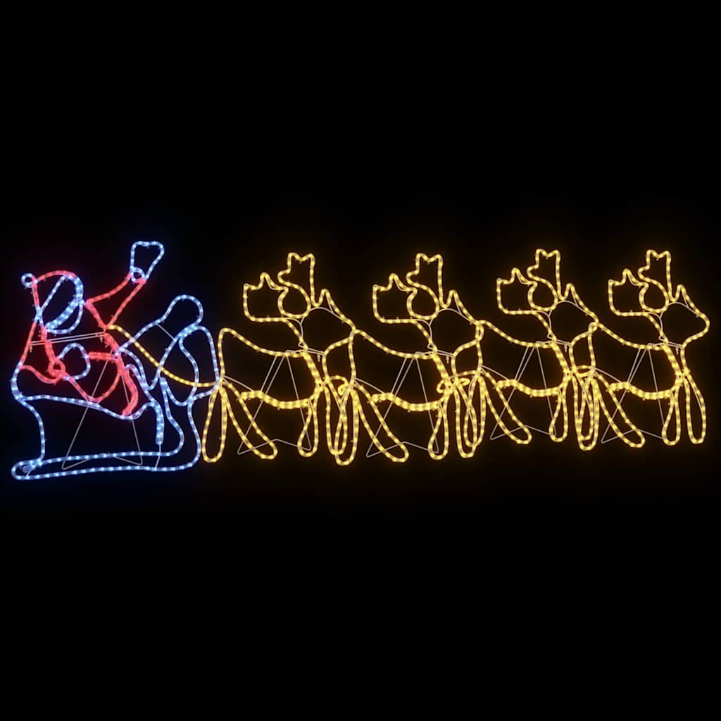 Décoration LED de Noël Multicolore 69 x 79 cm PVC - XIOS