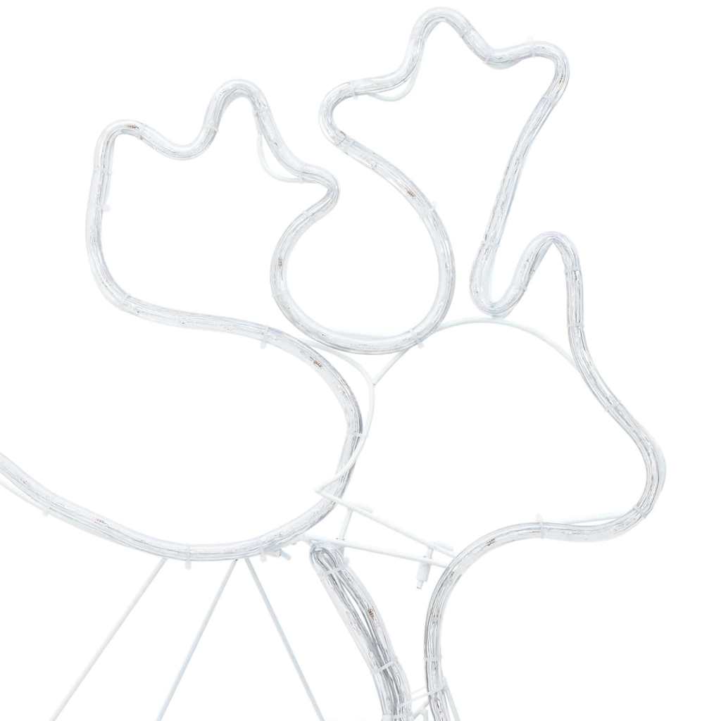 Décoration LED de Noël Multicolore 69 x 79 cm PVC