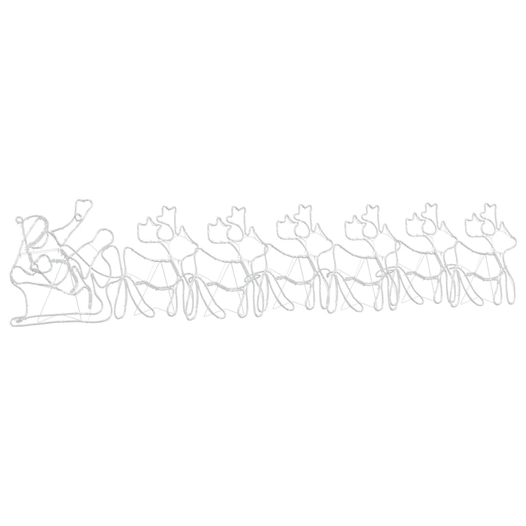 Décoration LED de Noël Multicolore 69 x 79 cm PVC