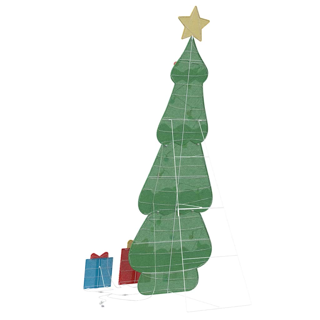 Sapin de Noël lumineux avec 3 boîtes-cadeaux 2D blanc chaud - XIOS