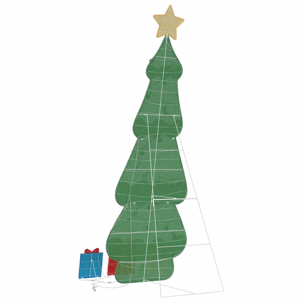 Sapin de Noël lumineux avec 3 boîtes-cadeaux 2D blanc chaud - XIOS