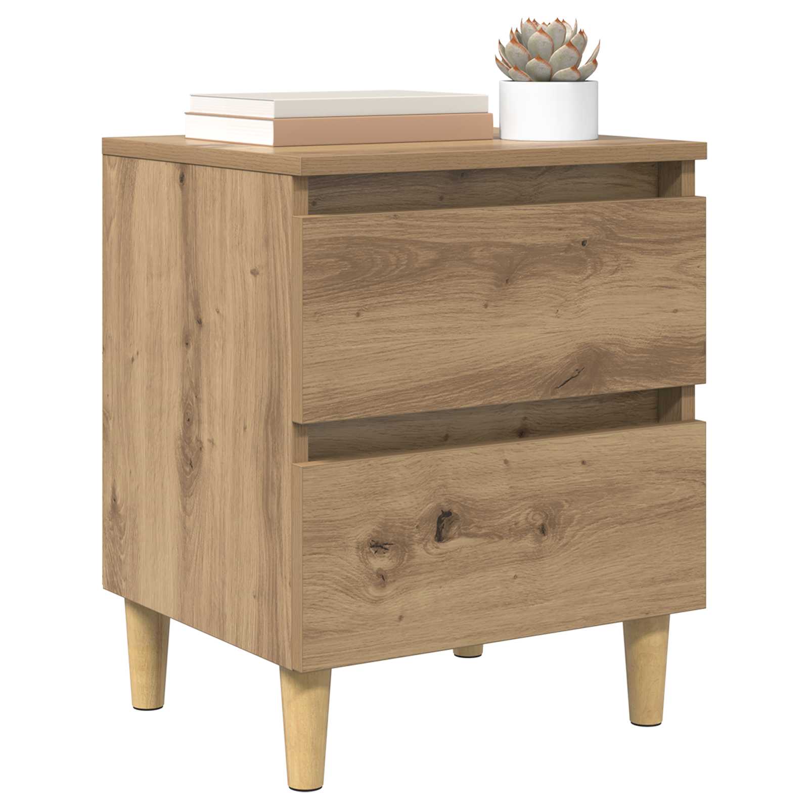 Meubles de lit 2 pcs Chêne artisanal 40 x 35 x 50 cm - XIOS