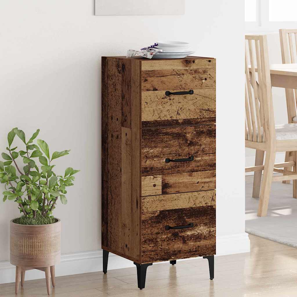 Buffet Bois Ancien 34,5 x 34 x 90 cm Bois d'ingénierie - XIOS