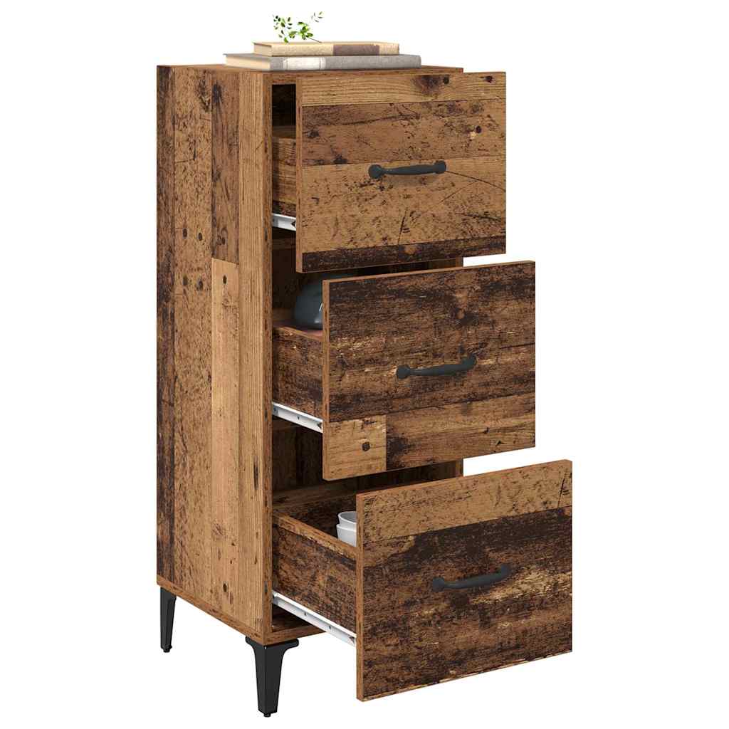 Buffet Bois Ancien 34,5 x 34 x 90 cm Bois d'ingénierie - XIOS
