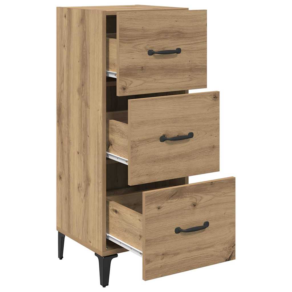 Buffet Chêne artisanal 34,5 x 34 x 90 cm Bois d'ingénierie - XIOS