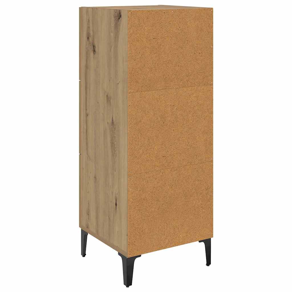 Buffet Chêne artisanal 34,5 x 34 x 90 cm Bois d'ingénierie - XIOS