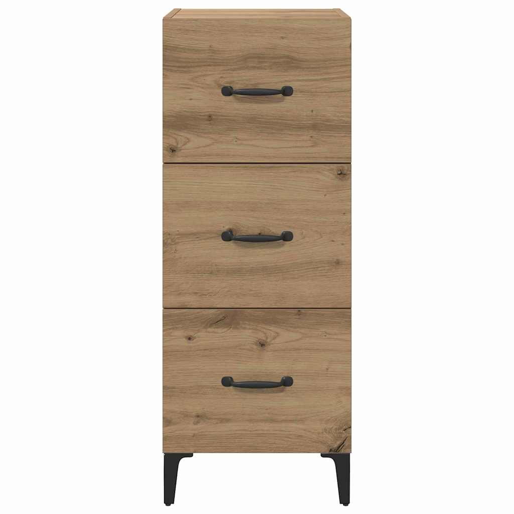 Buffet Chêne artisanal 34,5 x 34 x 90 cm Bois d'ingénierie - XIOS