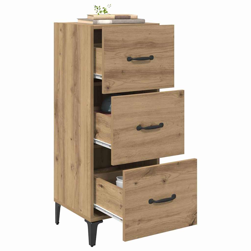 Buffet Chêne artisanal 34,5 x 34 x 90 cm Bois d'ingénierie - XIOS