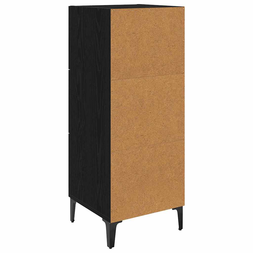 Buffet Chêne noir 34,5 x 34 x 90 cm Bois d'ingénierie - XIOS