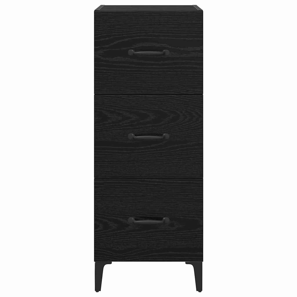 Buffet Chêne noir 34,5 x 34 x 90 cm Bois d'ingénierie - XIOS