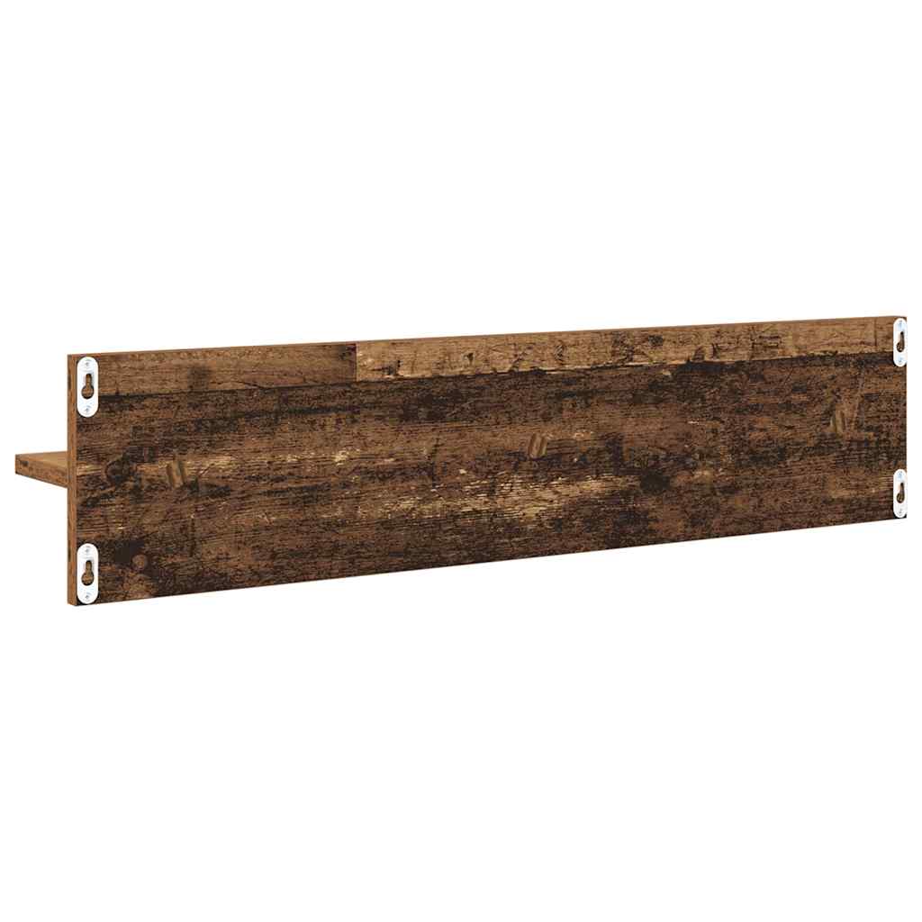 Étagères Murales 4 pcs Bois Ancien 80 x 11,5 x 18 cm - XIOS