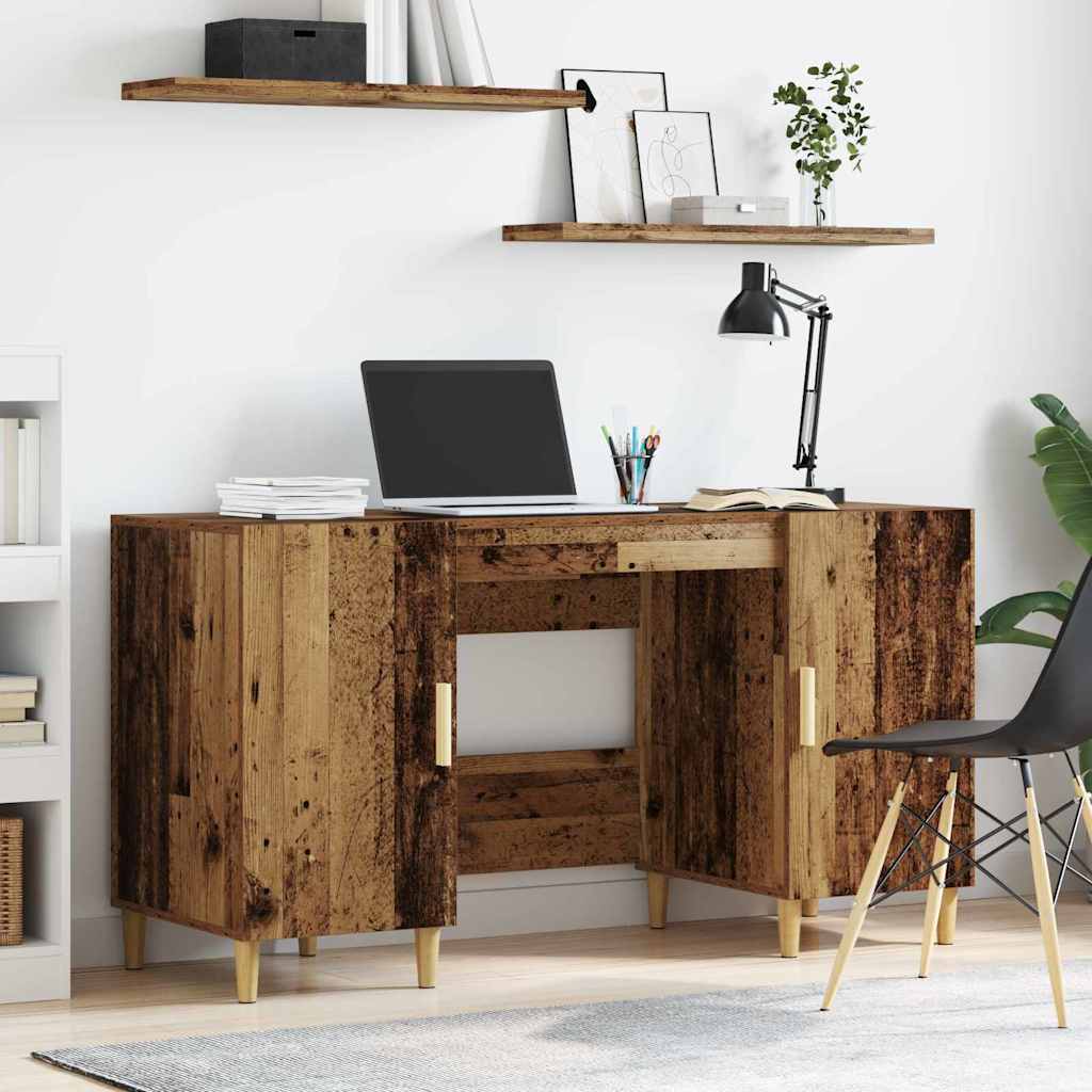 Bureau Bois Ancien 140 x 50 x 75 cm Bois d'ingénierie - XIOS
