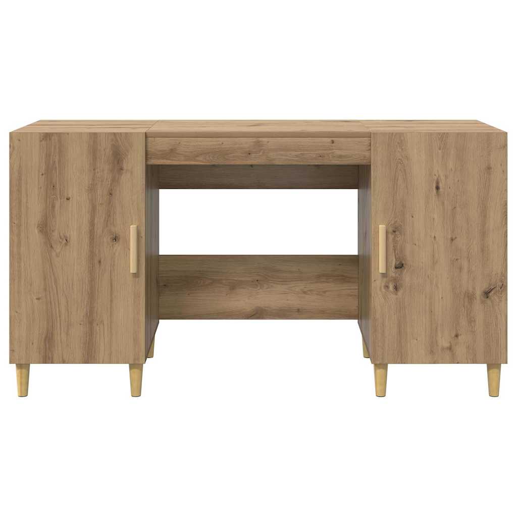 Bureau Chêne artisanal 140 x 50 x 75 cm Bois d'ingénierie - XIOS