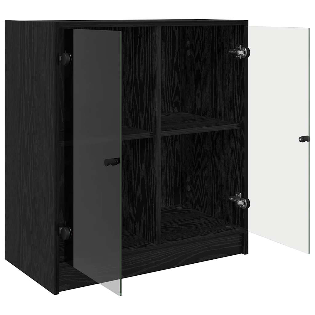 Meuble d'appoint Chêne noir 68 x 37 x 75,5 cm Bois d'ingénierie - XIOS