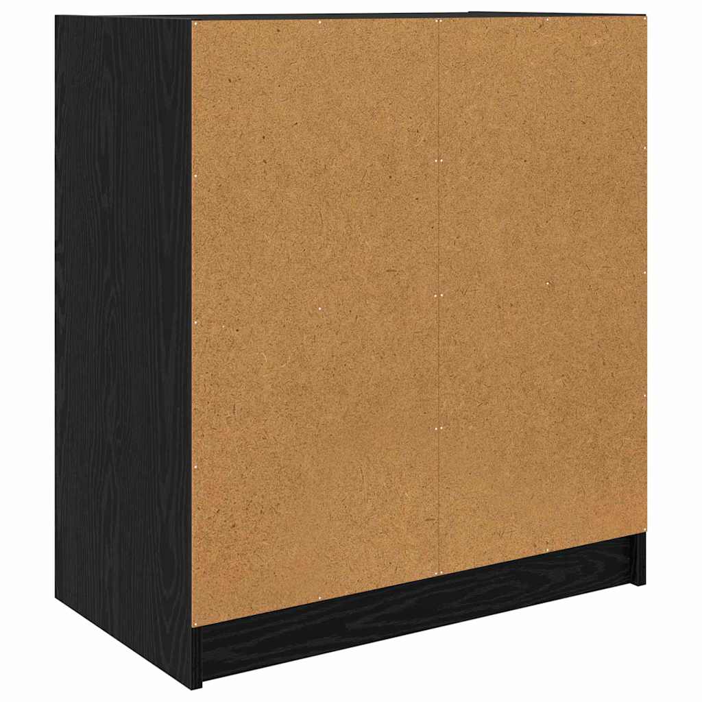 Meuble d'appoint Chêne noir 68 x 37 x 75,5 cm Bois d'ingénierie - XIOS