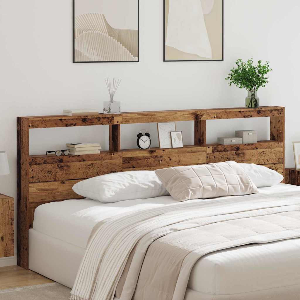 Tête de lit Bois Ancien 220 x 17 x 102 cm Bois d'ingénierie - XIOS