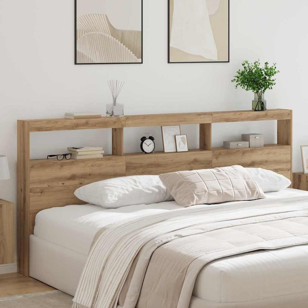 Tête de lit Chêne artisanal 220 x 17 x 102 cm Bois d'ingénierie - XIOS