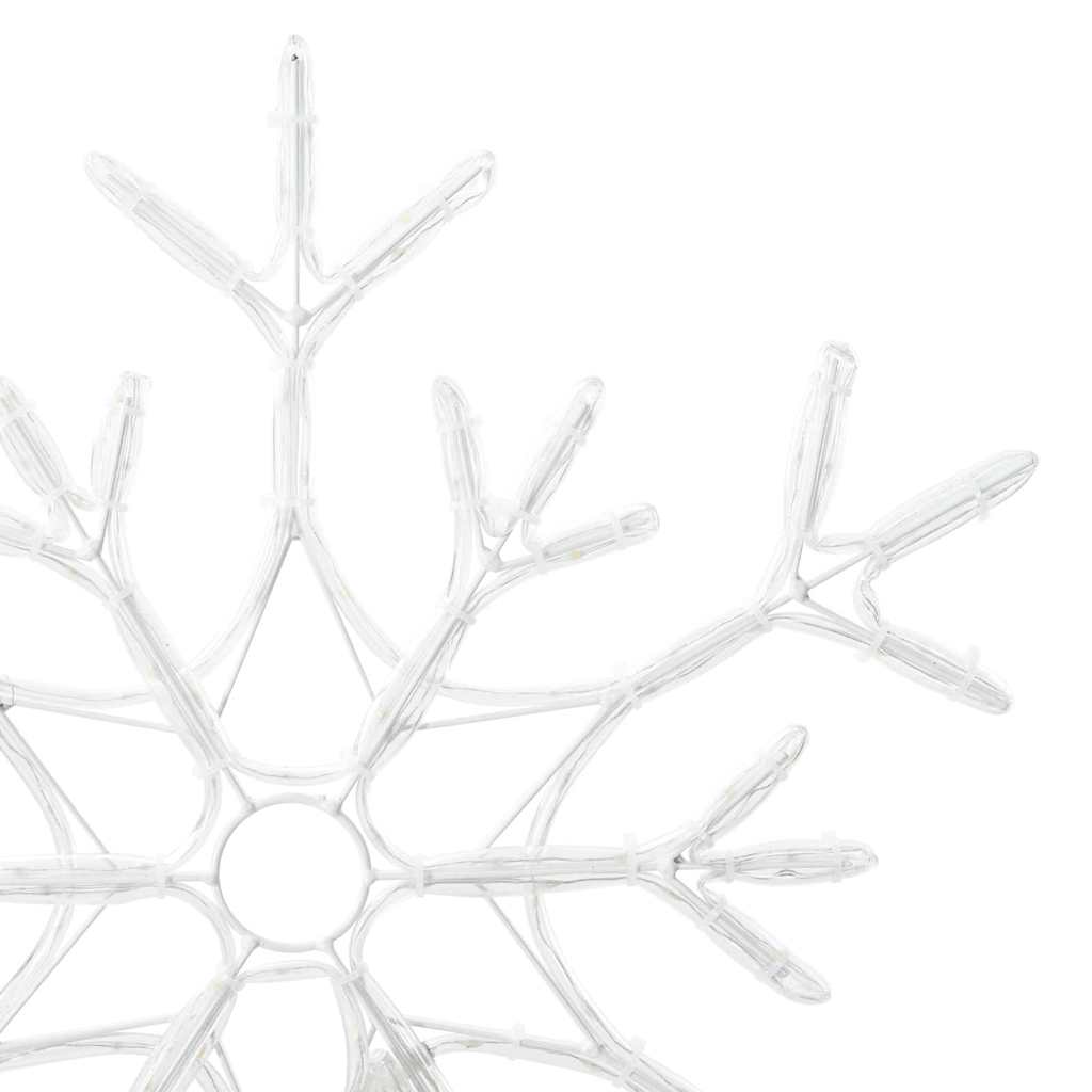 Flocon de Noël avec 180 LED Blanc chaud 56 x 49 x 0,7 cm PVC - XIOS