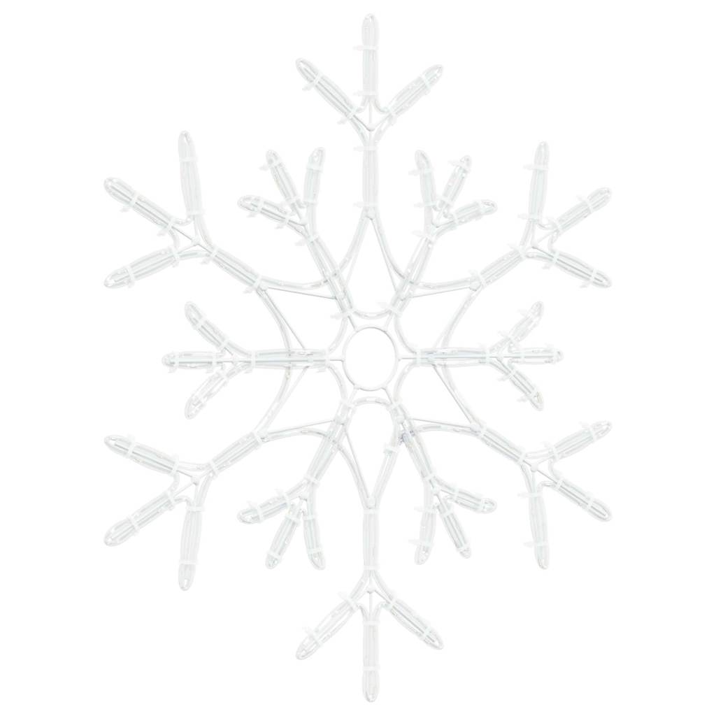 Flocon de Noël avec 180 LED Blanc chaud 56 x 49 x 0,7 cm PVC - XIOS