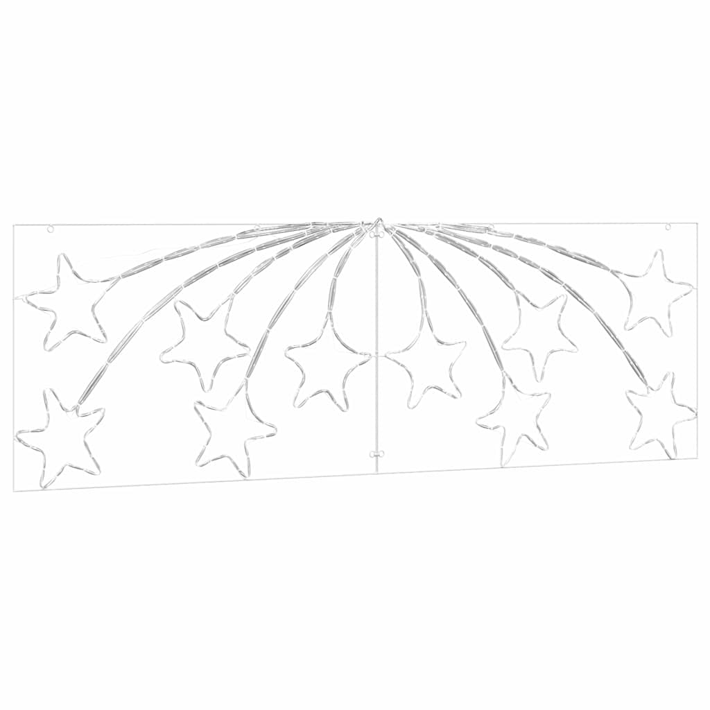 Étoile de Noël avec 432 LED Multicolore 180 x 57 cm PVC - XIOS