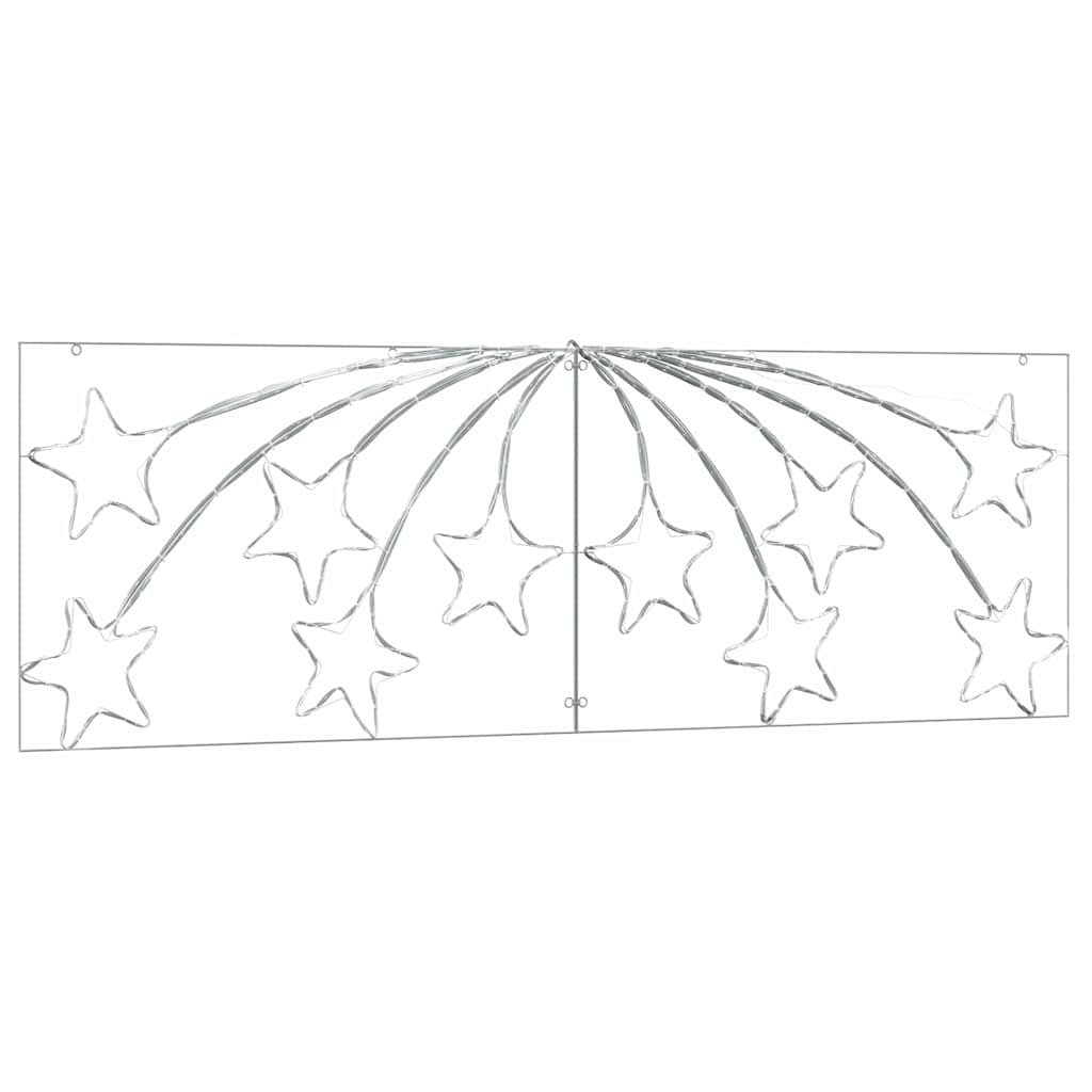 Étoile de Noël avec 432 LED Multicolore 180 x 57 cm PVC - XIOS