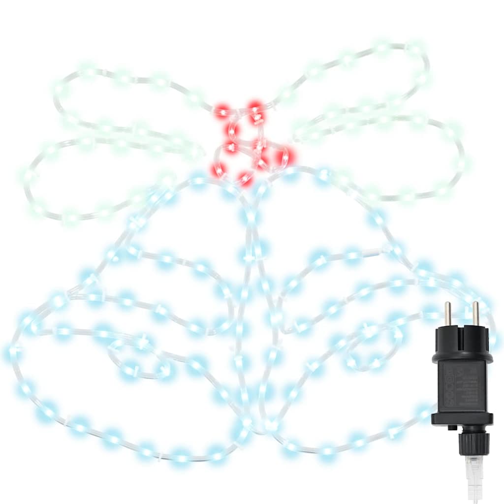 Cloche de Noël avec 144 LED Multicolore 56 x 46 cm PVC - XIOS