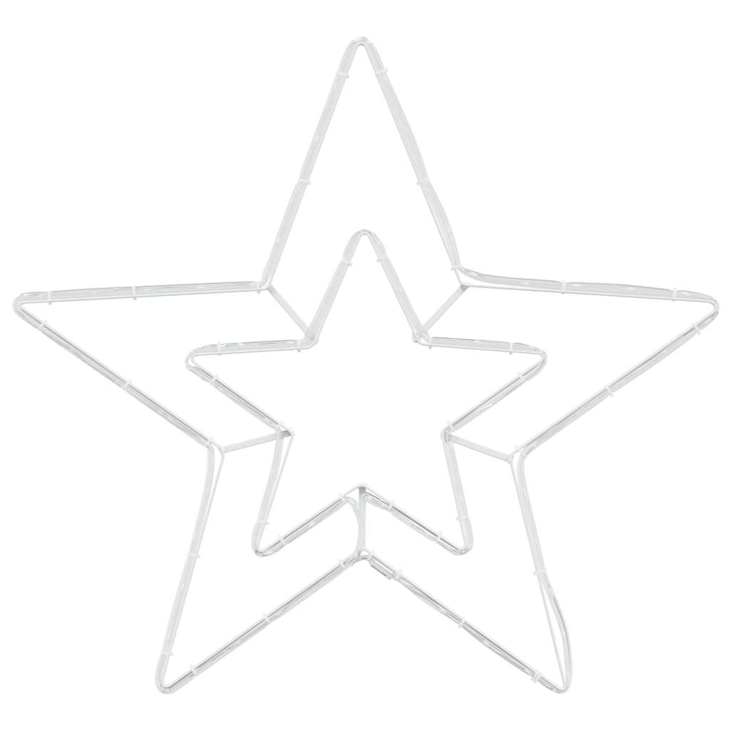 Étoile de Noël avec 72 LED Blanc Froid 51.5 x 50 x 0.65 cm Fer - XIOS